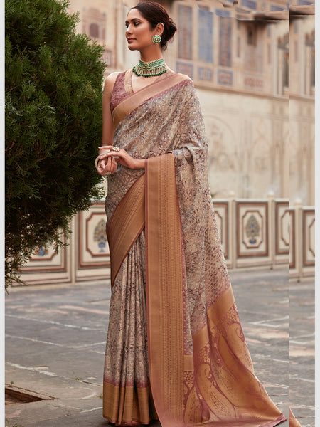 New Saree - Soft Tissue Silk Zari