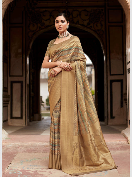 New Saree - Soft Tissue Silk Zari