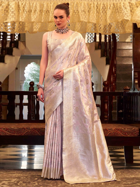 New Saree - Embroidered Satin Silk