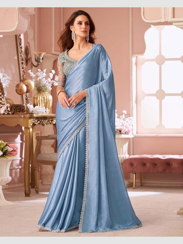 Chiffon Embroidery Saree