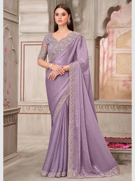 New Saree - Chiffon Silk Embroidery