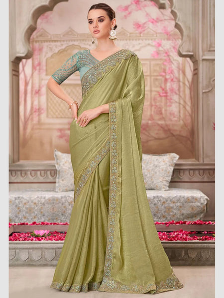 New Saree - Chiffon Silk Embroidery