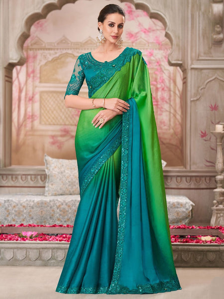 New Saree - Chiffon Silk Embroidery