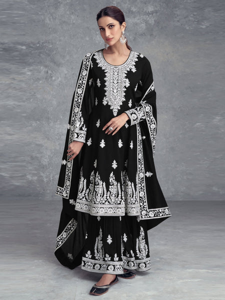  Salwar Kameez - Real Chinon Embroidery