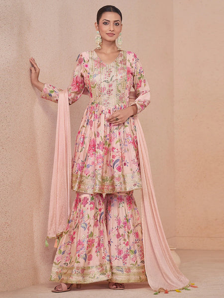  Salwar Kameez - Premium Chinnon Silk