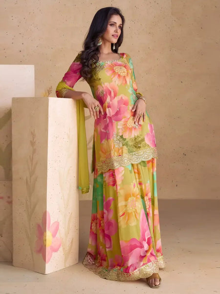  Salwar Kameez - Real Chinnon Net
