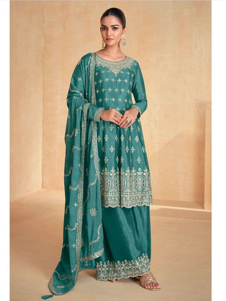  Salwar Kameez - Embroidery Art Silk