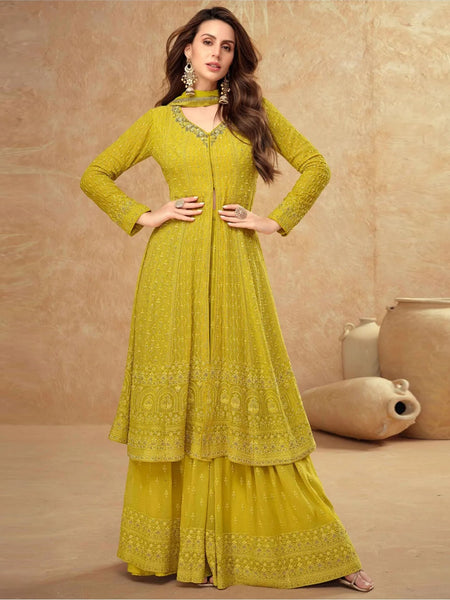 Georgette Indian Dress - Embroidery Real Georgette