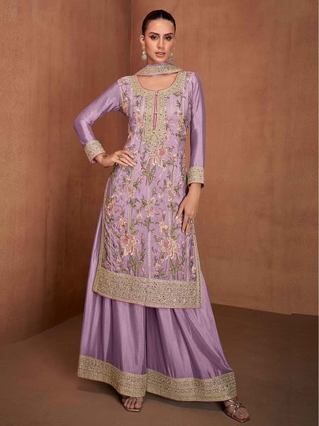 Purple Salwar Kameez