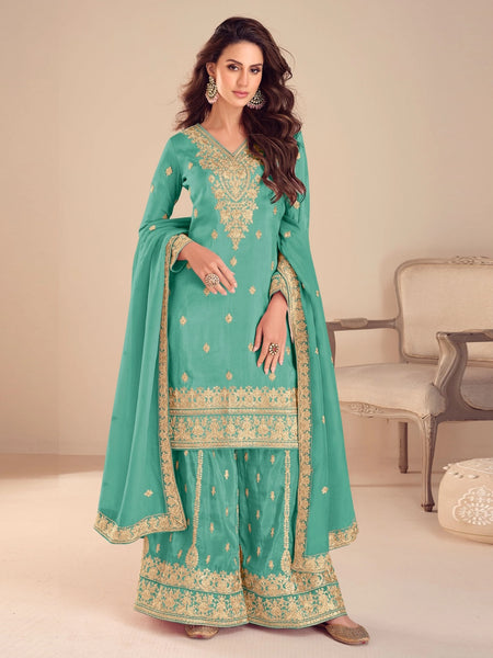 Palazzo Indian Dress - Art Silk