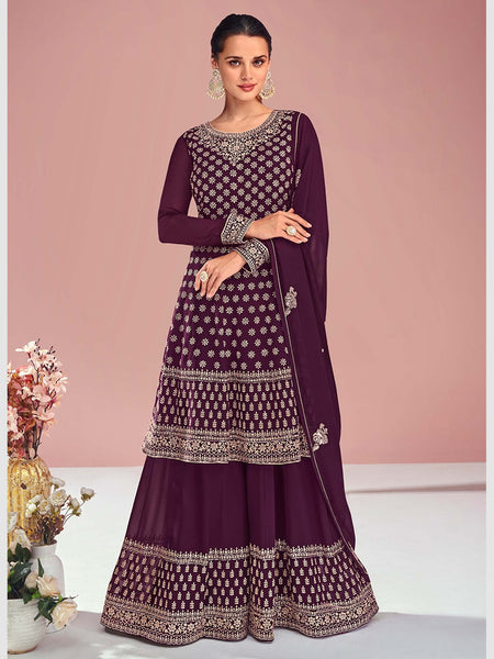  Salwar Kameez - Embroidered Real Georgette