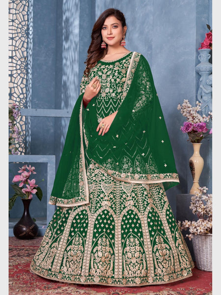Anarkali Dress - Santoon & Net - Anarkali
