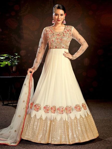  Salwar Kameez - Butterfly Net - Anarkali
