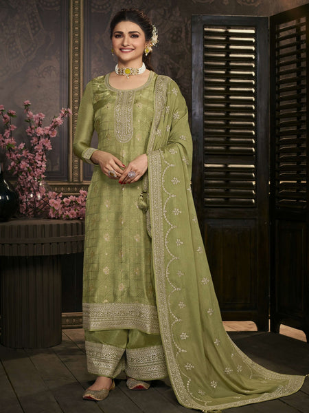  Salwar Kameez - Jacquard Zari Embroidered