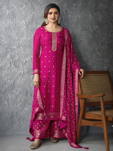  Salwar Kameez - Embroidered Jacquard