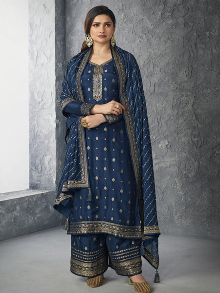 Salwar Kameez - Embroidered Jacquard