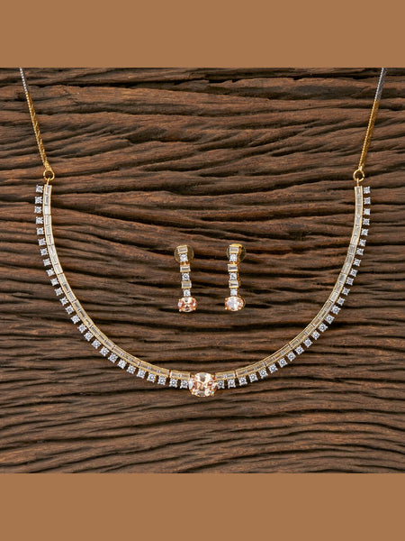 Necklace Indian Jewelry - Zirconia Necklace