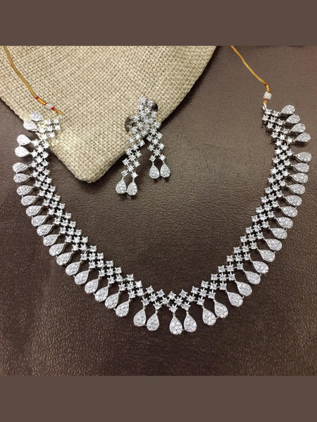 Necklace Indian Jewelry - Zirconia Necklace