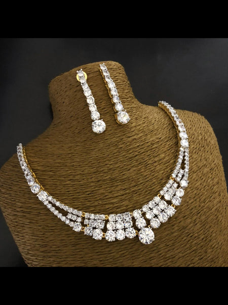 Zirconia Indian Jewelry - Zirconia Necklace