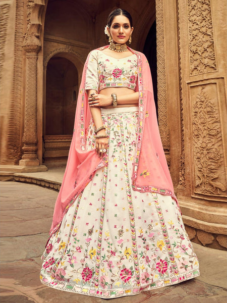 Plus-Sizes Lehenga Choli - Georgette Embroidery