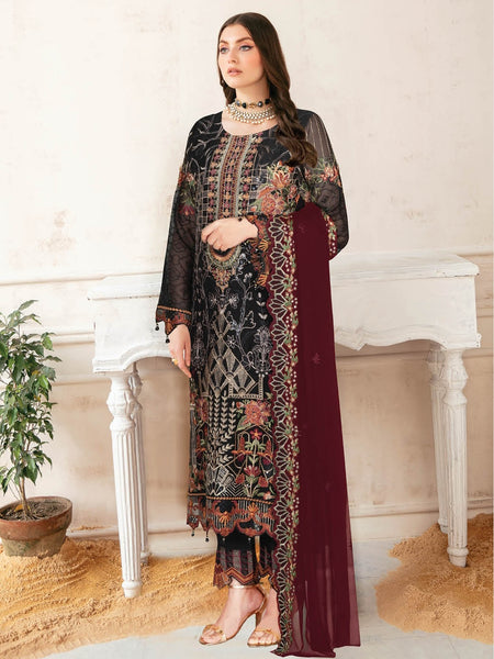 Salwar Kameez - Premium Chiffon & Silk