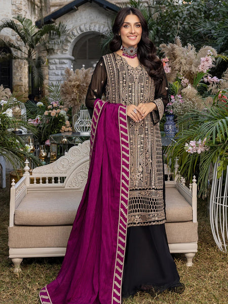 Pakistani Salwar Kameez - Luxe Sequins Chiffon