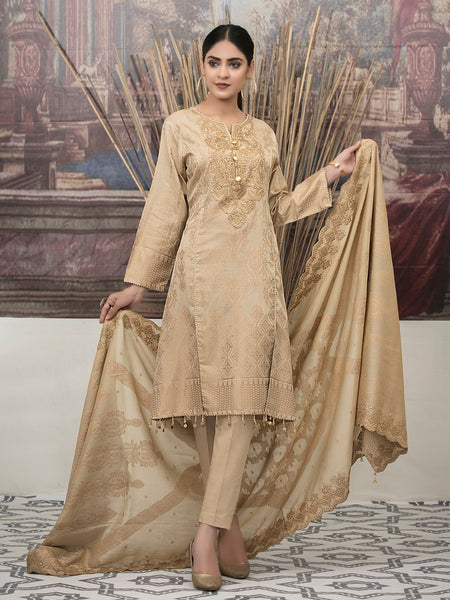  Pakistani Dress - Embroidered Banarsi Lawn