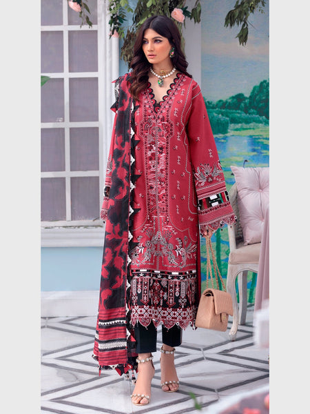  Pakistani Dress - Designer Schiffli Lawn