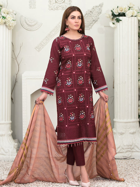  Salwar Kameez - Lawn & Cambric Embroidery