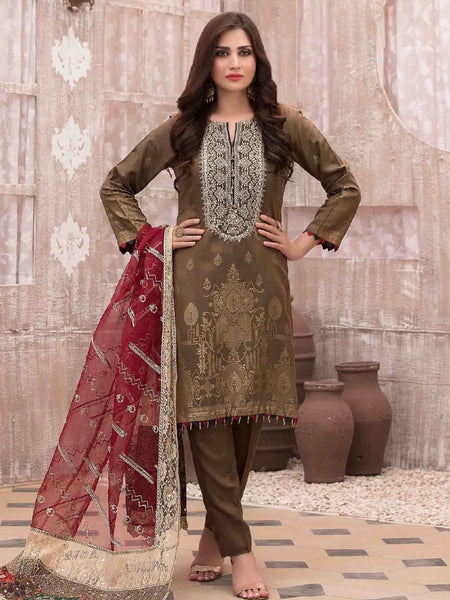  Salwar Kameez - Viscose Broshia Embroidery