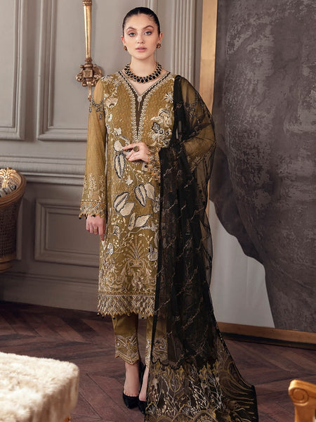  Salwar Kameez - Embroidered Designer Chiffon