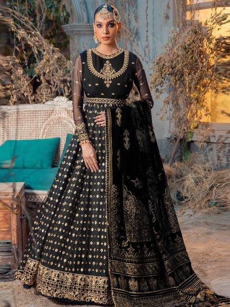  Pakistani Wedding Dress - Designer Embroidered Velvet