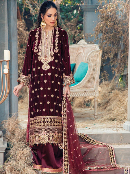  Salwar Kameez - Designer Embroidered Velvet
