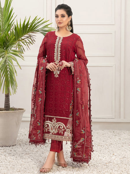  Salwar Kameez - Embroidered Chiffon