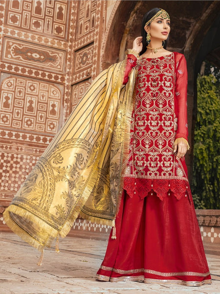  Pakistani Dress - Luxury Chiffon