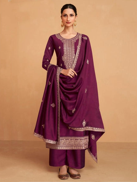 Casual Indian Dress - Premium Silk Embroidery