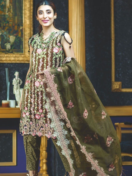 Pakistani Salwar Kameez - Designer Rangrasia Festive