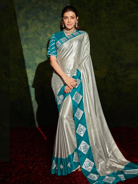 Party Saree - Art Silk Embroidery
