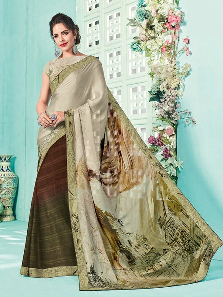 Casual Saree - Fancy Digital Print