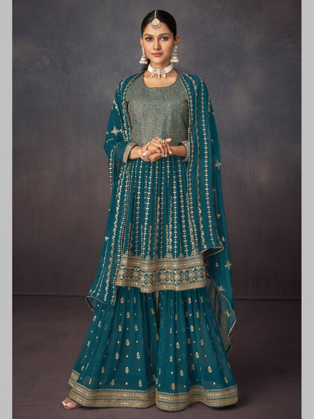  Salwar Kameez - Real Georgette Embroidery